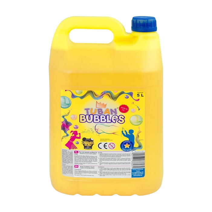 Płyn do baniek mydlanych Tuban Bubbles 5L – wydajny płyn do bańek