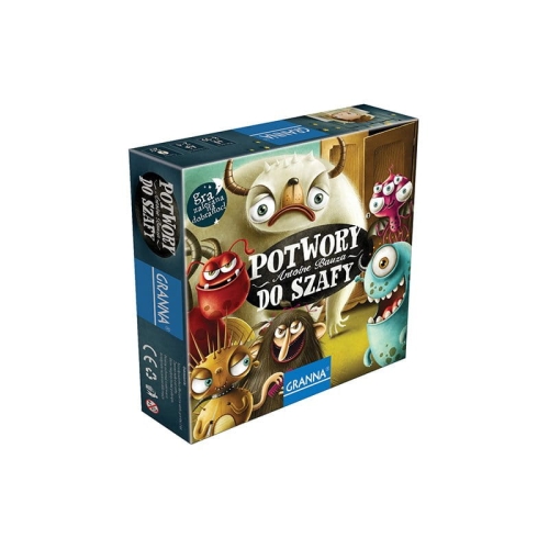 Potwory do szafy GRANNA gra kooperacyjna 3+ – opakowanie gry