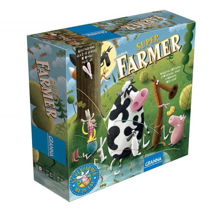 Gra planszowa Superfarmer Granna opakowanie gry