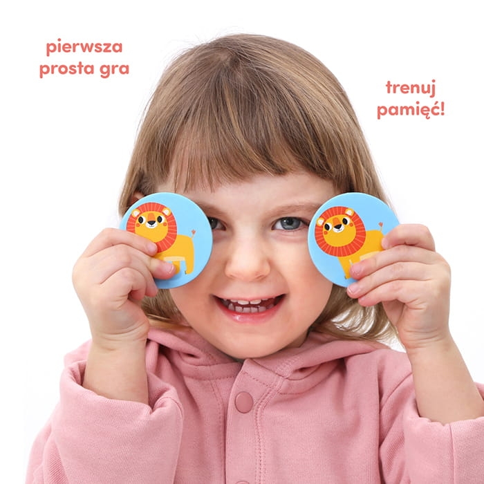 gra dla dzieci Memo dzikie zwierzęta – zabawka edukacyjna