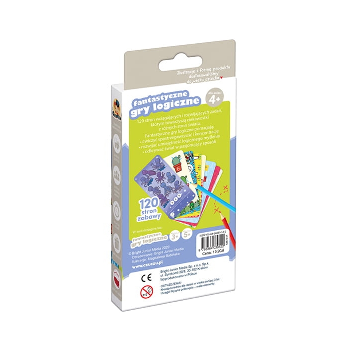 CzuCzu 4+ Fantastyczne gry logiczne – rozwój spostrzegawczości i myślenia
