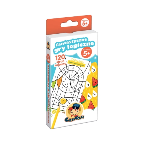 CzuCzu Fantastyczne gry logiczne 5+ – książeczka edukacyjna dla dzieci