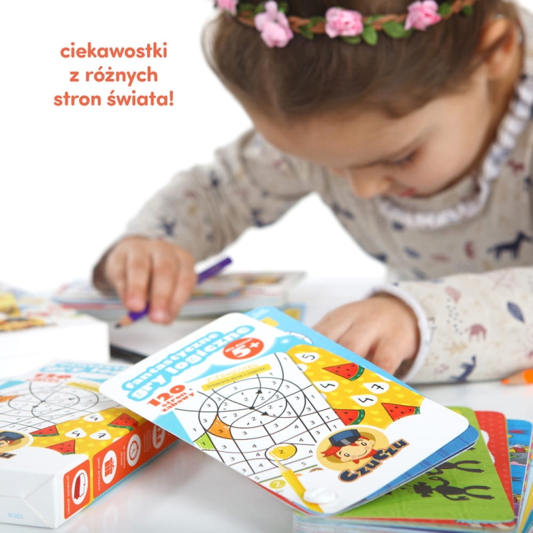 Zabawa i nauka – CzuCzu gry logiczne 5+ dla dzieci od 5 lat