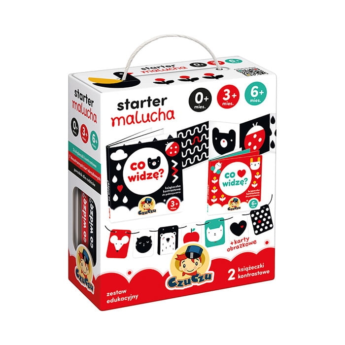 Starter Malucha CzuCzu Co widzę? – zestaw edukacyjny dla niemowląt 0+