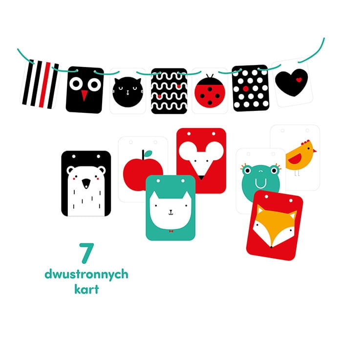 Edukacyjny starter CzuCzu Co widzę? – zabawka sensoryczna dla niemowląt