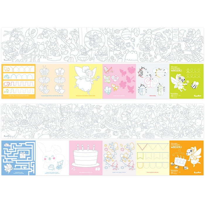 zestaw rysowanek Wróżki CzuCzu – kreatywna zabawka plastyczna dla dzieci