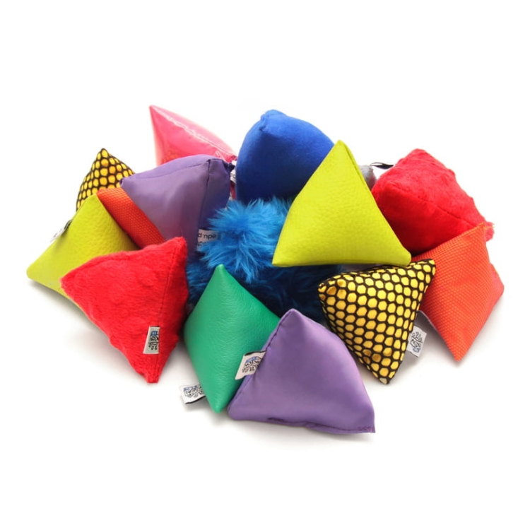 memo sensoryczne piramidki dla dzieci akson