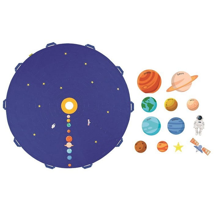 zestaw chusta edukacyjna uklad sloneczny