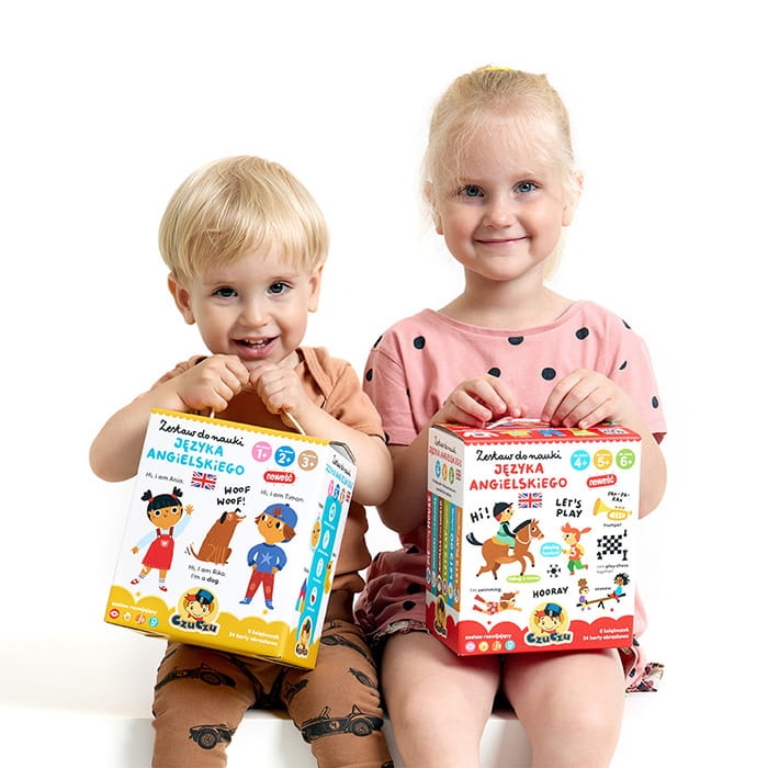 Zestaw edukacyjny CzuCzu – pierwsze słowa po angielsku dla maluchów