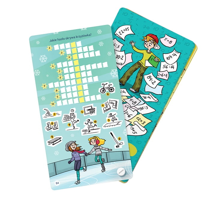 Poręczna książeczka gier logicznych dla dzieci w wieku 8‑9 lat
