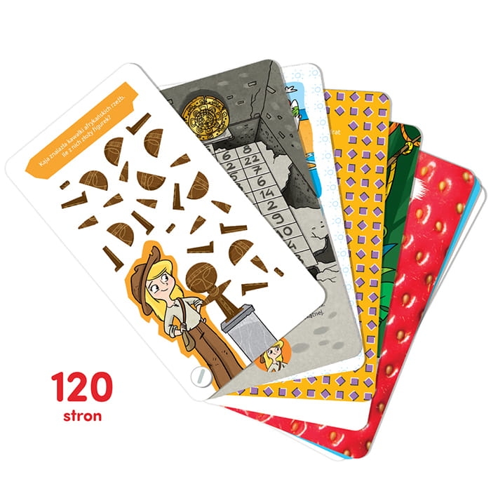 CzuCzu Xplore Team gry logiczne 6-7 lat – książeczka z zadaniami i zagadkami