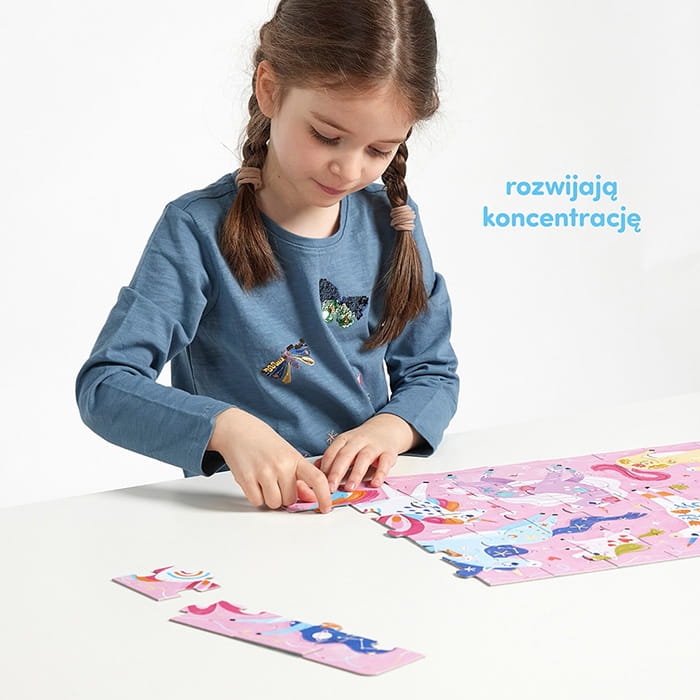 CzuCzu puzzle Ach Jednorożce – nauka przez zabawę z jednorożcami