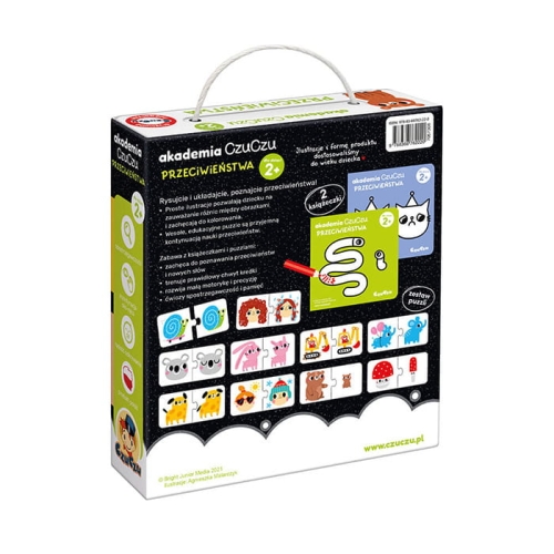 CzuCzu Akademia Przeciwieństwa 2+ – zabawka rozwijająca logiczne myślenie