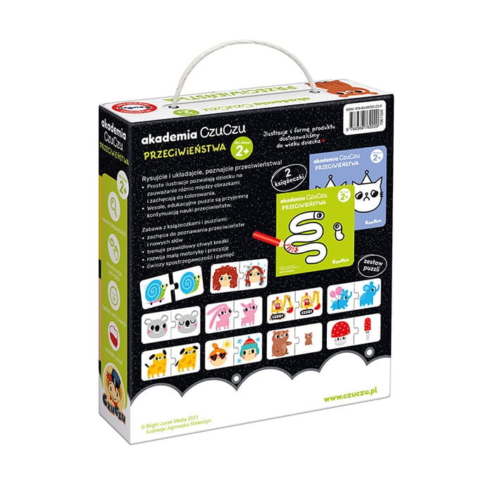 CzuCzu Akademia Przeciwieństwa 2+ – zabawka rozwijająca logiczne myślenie