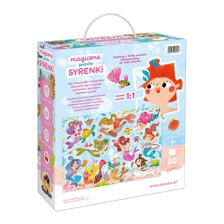 Puzzle Syrenki CzuCzu – edukacyjna zabawa dla dziewczynek