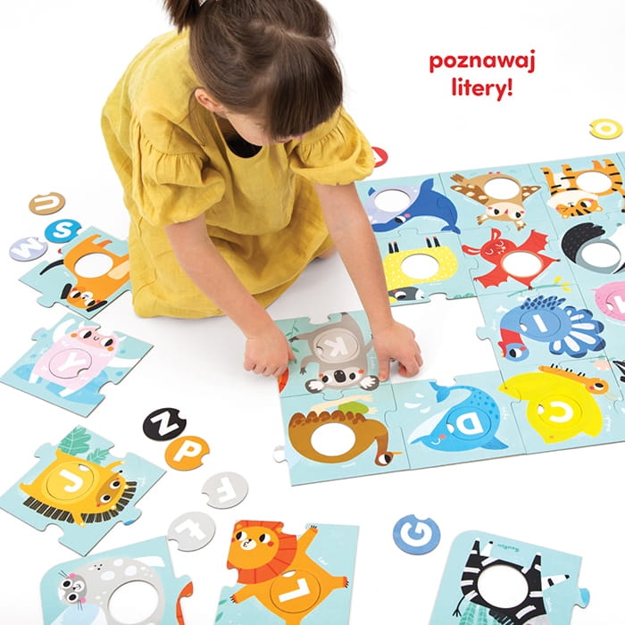 edukacyjne puzzle czuczu alfabet – nauka abecadła poprzez zabawę