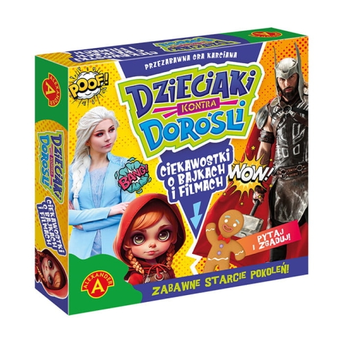 Rodzinna gra quizowa Alexander – Dzieciaki kontra dorośli bajki i filmy