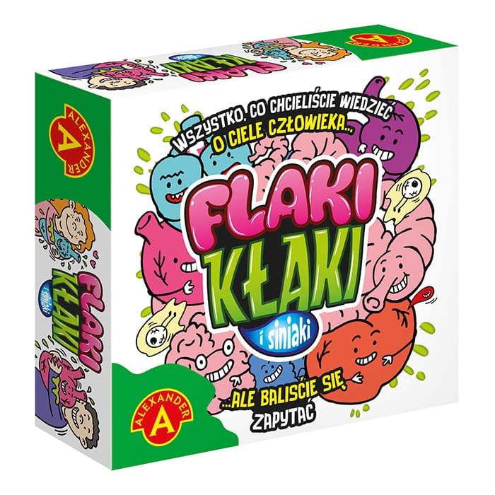 Rozgrywka w Flaki Kłaki – zabawna i edukacyjna gra dla dzieci.