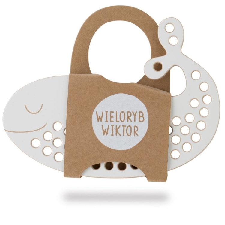 Przeplatanka przeszywanka dla dzieci Wieloryb Wiktor firmy Milin 3+