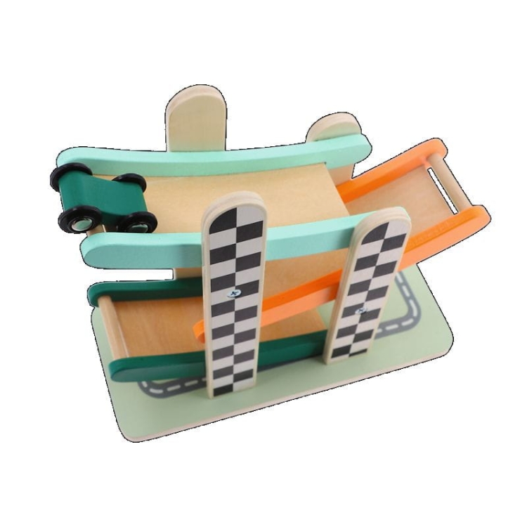 tor z drewna dla samochodów