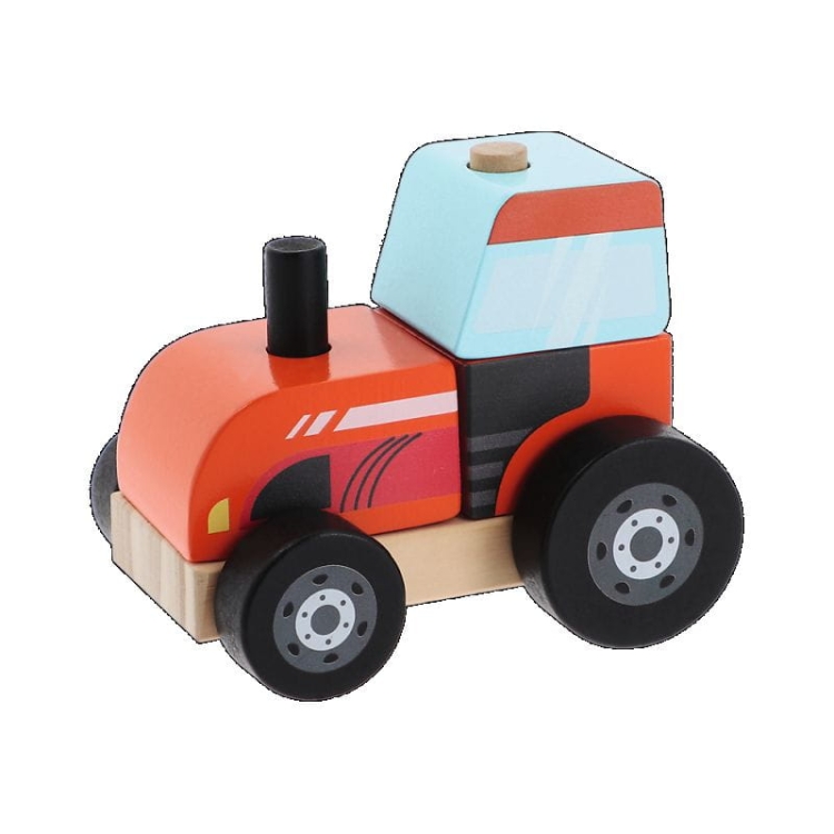 drewniany traktor dla chłopca od pierwszego roku życia