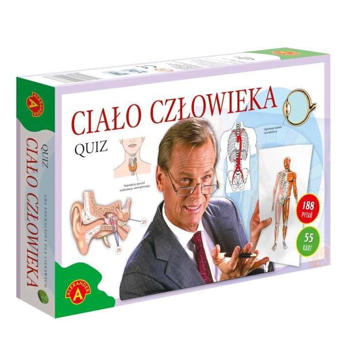 Gra edukacyjna Quiz Ciało Człowieka Alexander – opakowanie