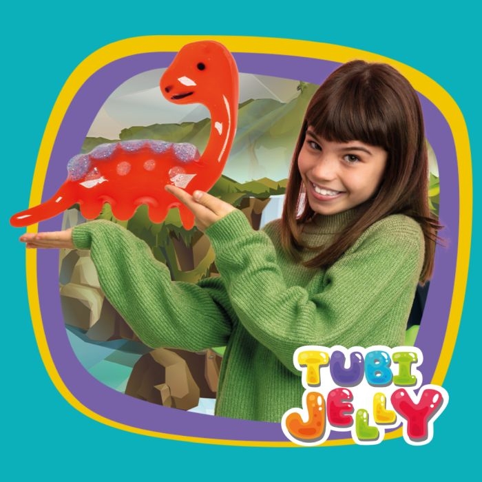 Kreatywna zabawka sensoryczna Tubi Jelly Dinozaury 6 kolorów TUBAN 8+