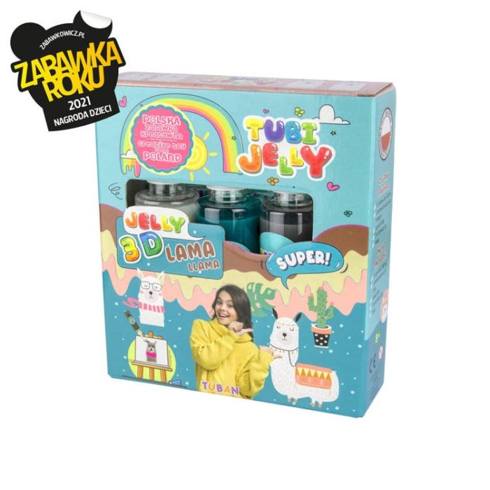 Tubi Jelly Lama 3 kolory TUBAN opakowanie produktu