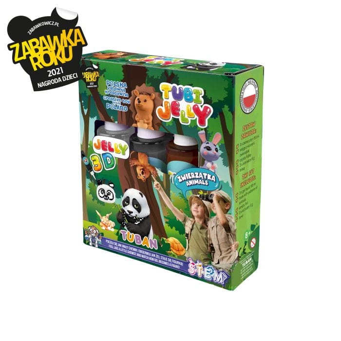 Tubi Jelly Zwierzątka TUBAN opakowanie produktu
