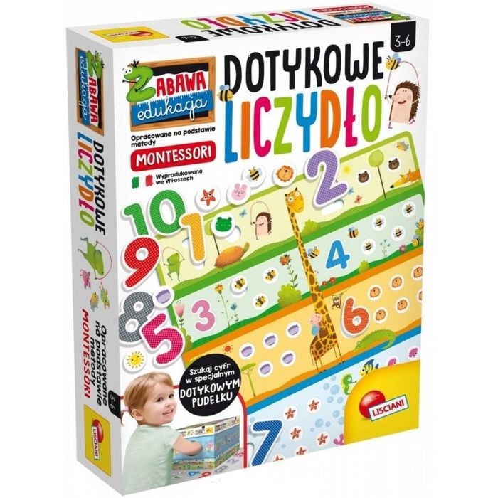 Opakowanie Dotykowe Liczydło - Montessori - Lisciani 3+