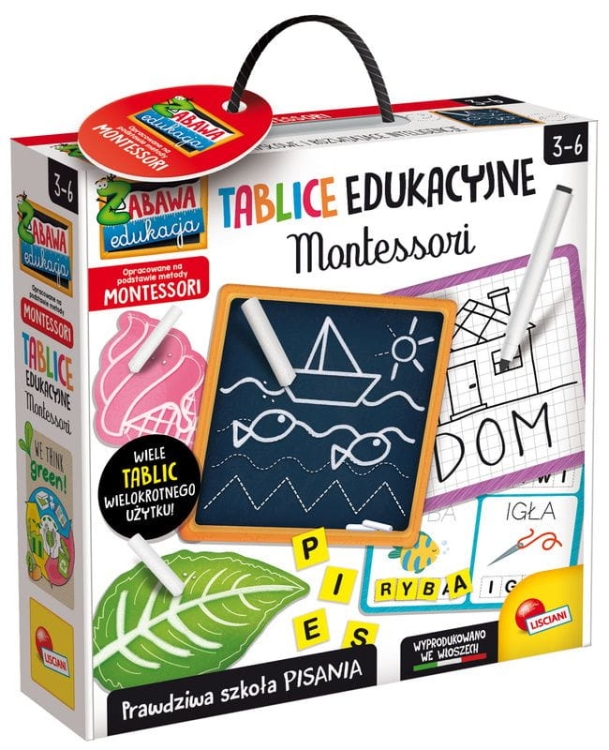 Opakowanie Tablice edukacyjne - Montessori - Lisciani 3+