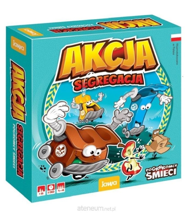 nauka segregacji śmieci - akcja segregacja gra edukacyjna