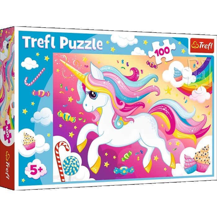 16386 Puzzle 100 Piękny jednorożec