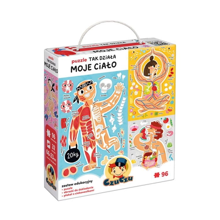 Puzzle CzuCzu Tak działa moje ciało – edukacyjna układanka dla dzieci