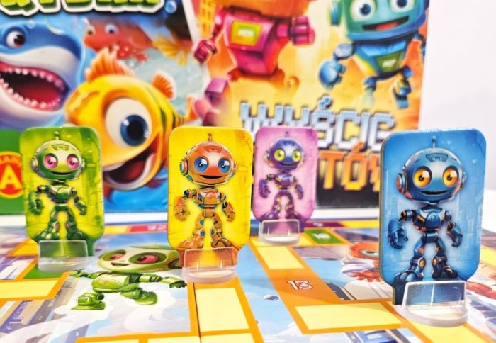 Gra planszowa dla dzieci Szybka Rybka – podwodny wyścig pełen emocji.