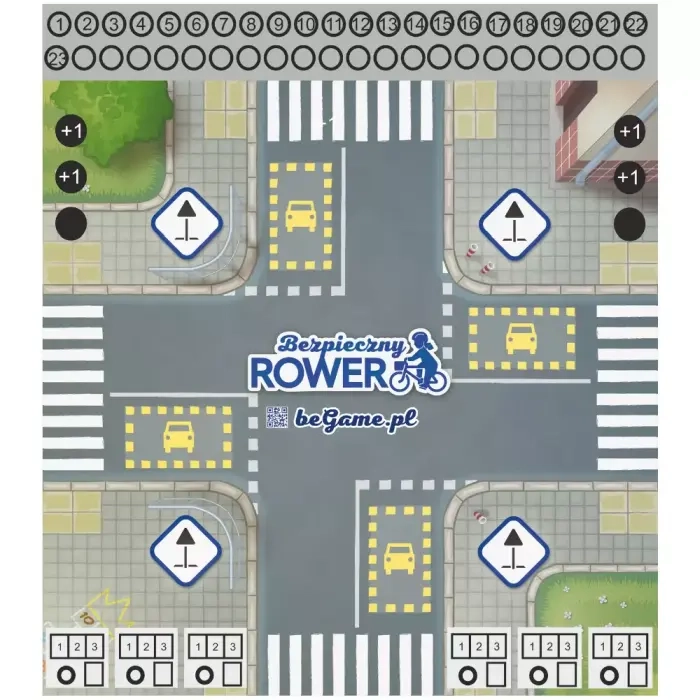 Bezpieczny rower – edukacyjna gra stolikowa BeGame