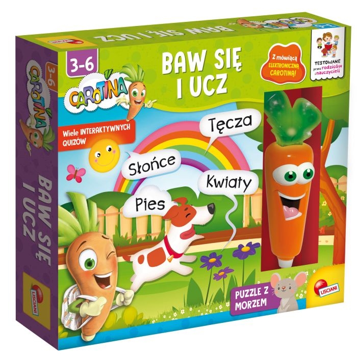 Opakowanie produktu Carotina - Baw się i ucz - Lisciani 3+