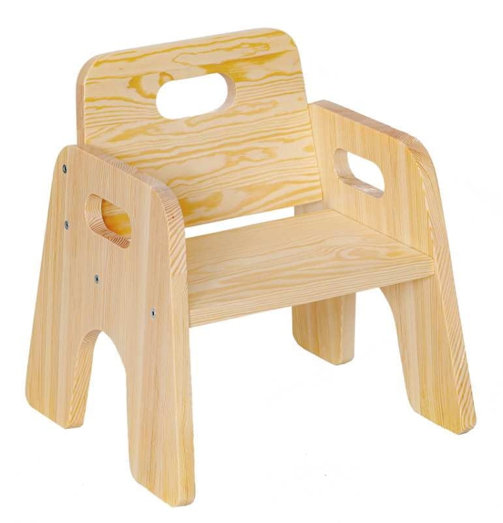 Krzesełko dla dziecka małe drewniane  od Polana Montessori