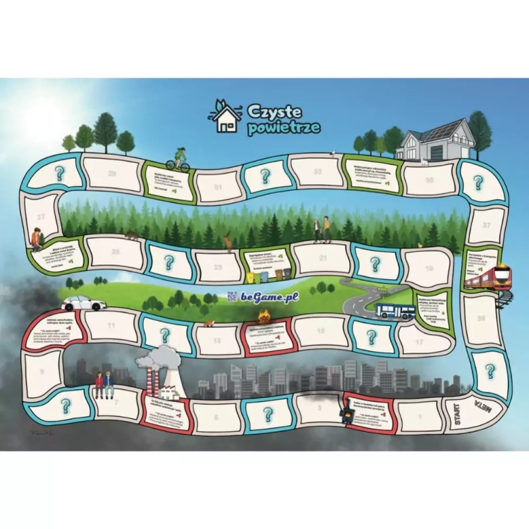gra edukacyjna Czyste Powietrze BeGame dla dzieci