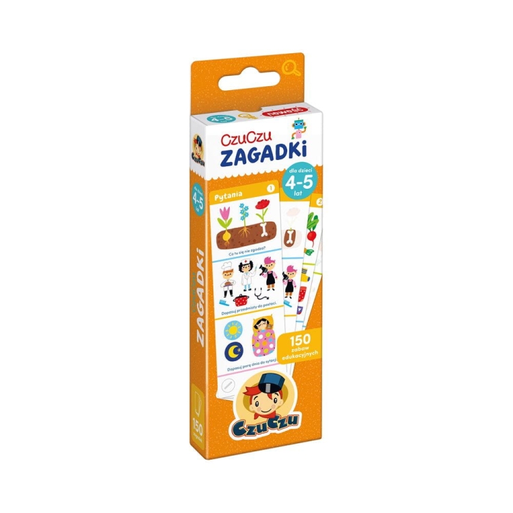 Zagadki CzuCzu dla dzieci 4–5 lat – 150 edukacyjnych zagadek