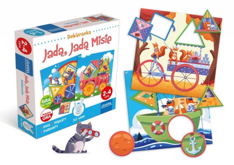 Rozgrywka Jadą jadą misie gra edukacyjna Granna