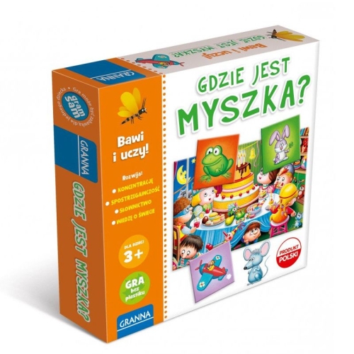 Loteryjka Gdzie jest myszka Granna 3+ pudełko