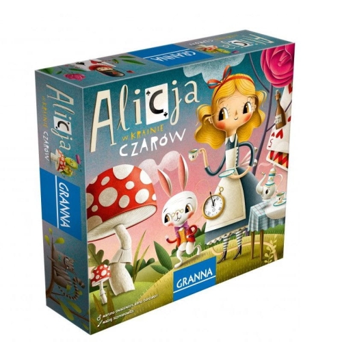 Gra planszowa Alicja w Krainie Czarów Granna 6+ pudełko
