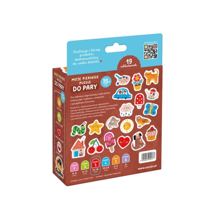 Zabawka edukacyjna CzuCzu – pierwsze puzzle dla najmłodszych