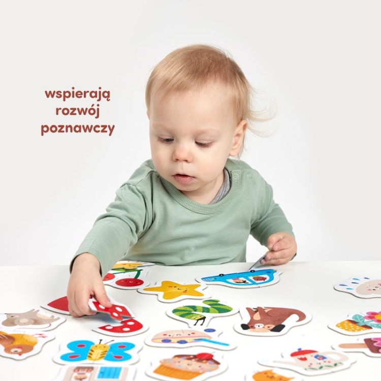 Puzzle do nauki kojarzenia dla dzieci – Moje pierwsze puzzle CzuCzu