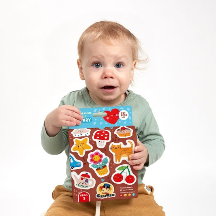 Puzzle CzuCzu dla dzieci 15m+ – nauka dopasowywania obrazków