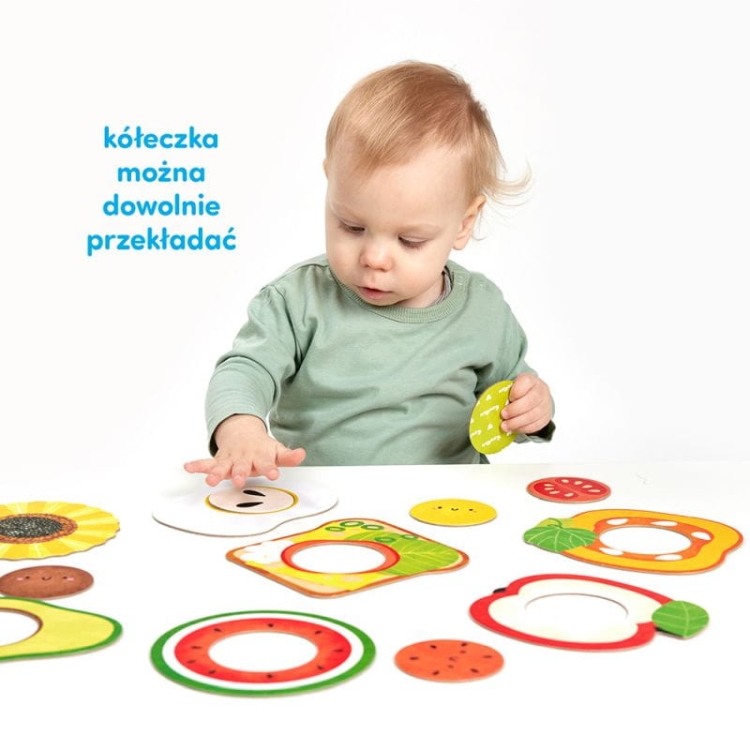 puzzle CzuCzu Jedzenie – nauka przez zabawę dla maluchów