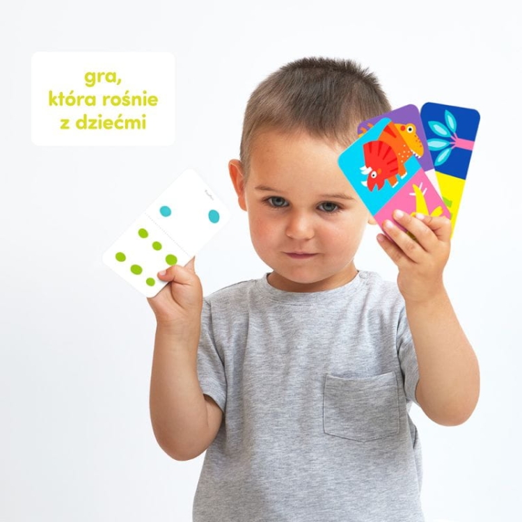 CzuCzu Domino Dinozaury – nauka i zabawa