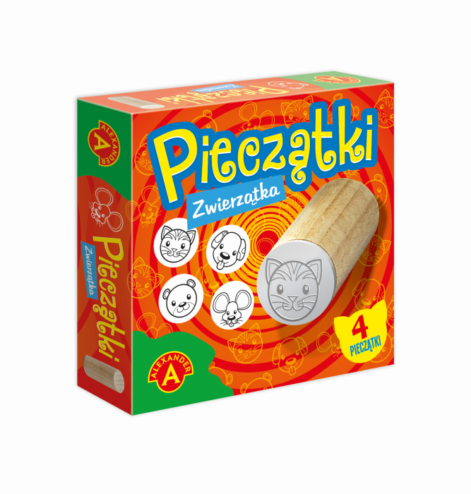 Pieczątki Mikro Alexander – mały zestaw kreatywny dla dzieci.