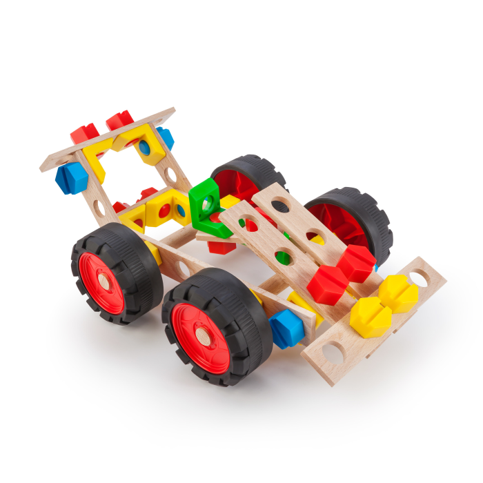 Mały Konstruktor Junior – wyścigówka – zestaw do samodzielnego montażu